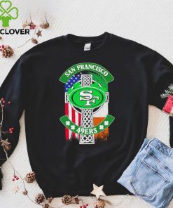 Saint Patrick’s day shamrock San Francisco 49ers flag logo shirt