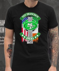 Saint Patrick’s day shamrock San Francisco 49ers flag logo shirt