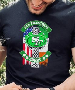 Saint Patrick’s day shamrock San Francisco 49ers flag logo shirt