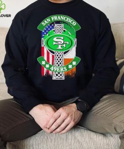 Saint Patrick’s day shamrock San Francisco 49ers flag logo shirt