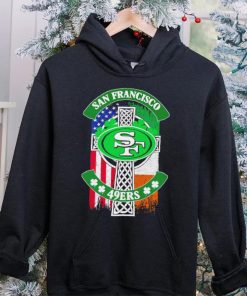 Saint Patrick’s day shamrock San Francisco 49ers flag logo shirt