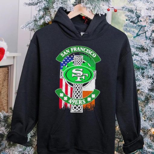 Saint Patrick’s day shamrock San Francisco 49ers flag logo shirt