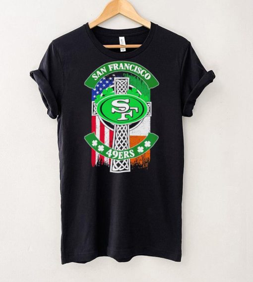Saint Patrick’s day shamrock San Francisco 49ers flag logo shirt