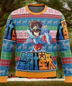 Saint Seiya Alt Ugly Christmas Sweater