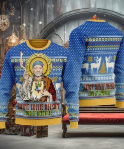 Saint Willie Nelson Unisex Ugly Christmas Sweater For Men And Women