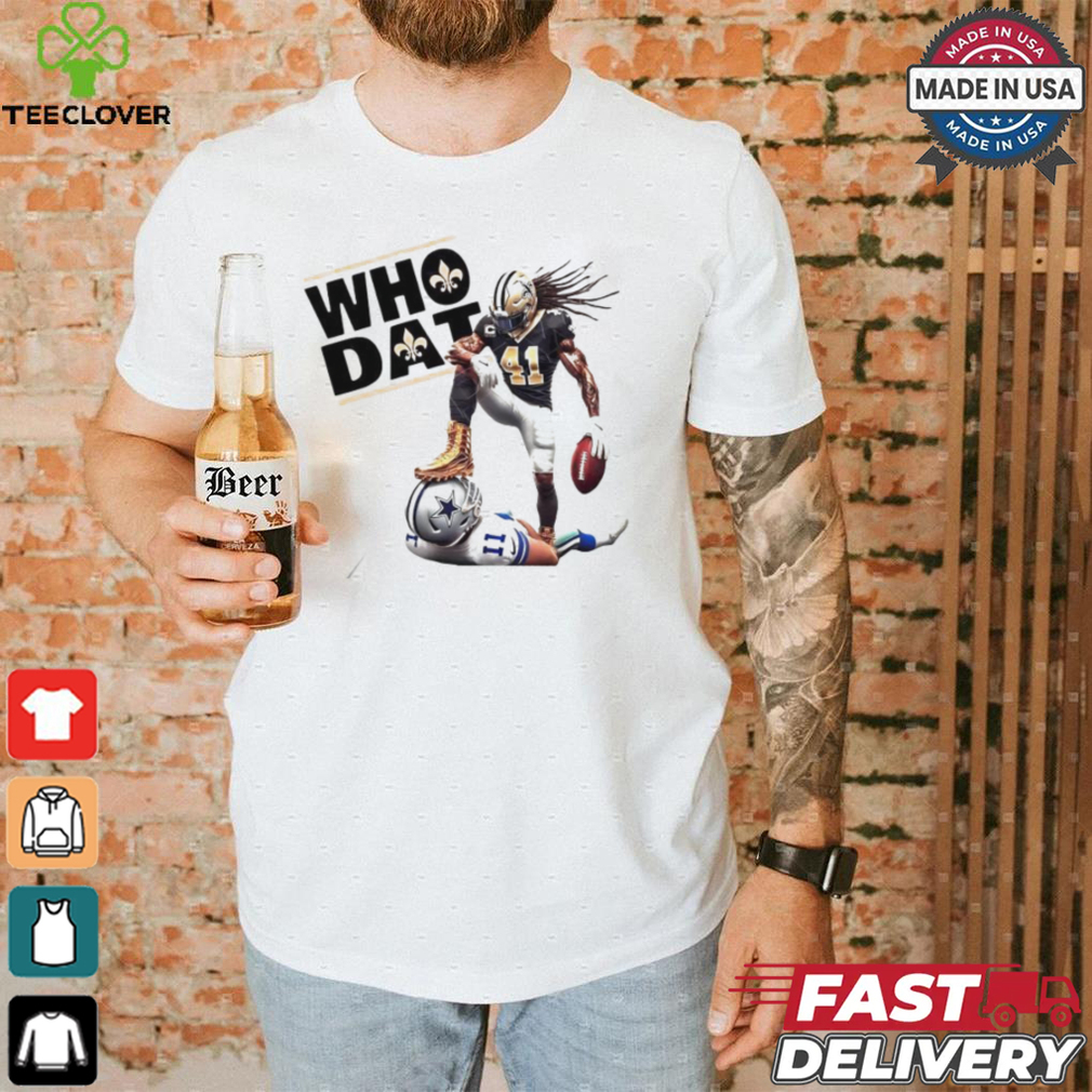 Saints Alvin Kamara defeat Dallas Cowboys who dat shirt Saints Alvin Kamara defeat Dallas Cowboys who dat shirt