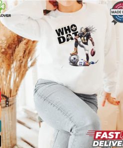 Saints Alvin Kamara defeat Dallas Cowboys who dat shirt 2 Saints Alvin Kamara defeat Dallas Cowboys who dat shirt