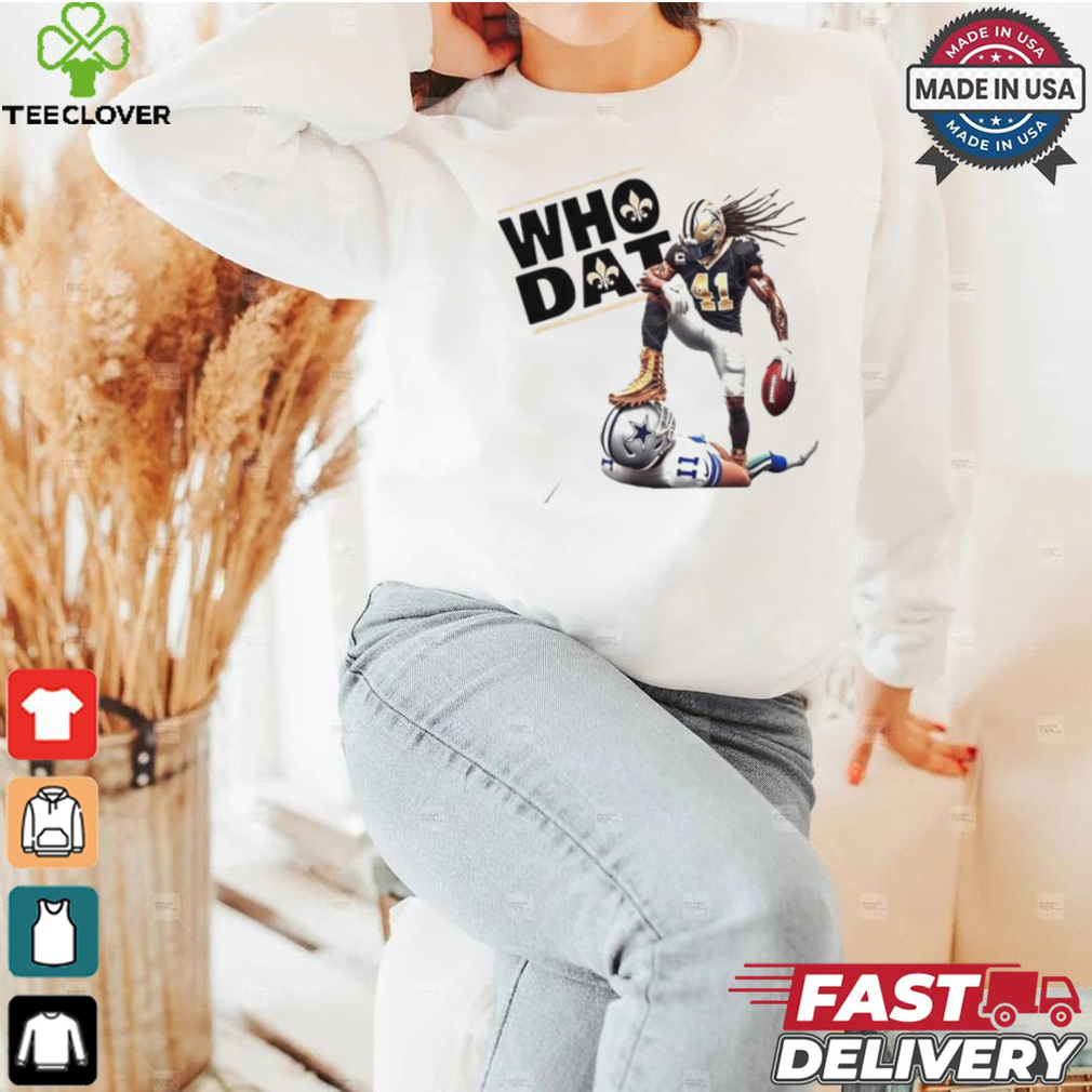 Saints Alvin Kamara defeat Dallas Cowboys who dat shirt Saints Alvin Kamara defeat Dallas Cowboys who dat shirt