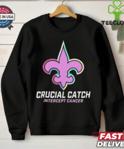 Saints Crucial Catch Intercept Cancer Shirt