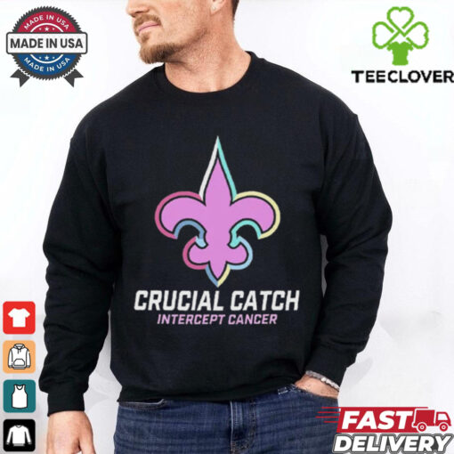 Saints Crucial Catch Intercept Cancer Shirt