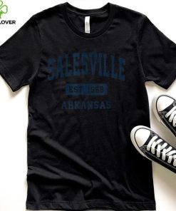 Salesville Arkansas AR Vintage Athletic Sports Design T Shirt