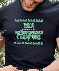 Salspice Wearing 2004 Western Conference Runners Up Shirt