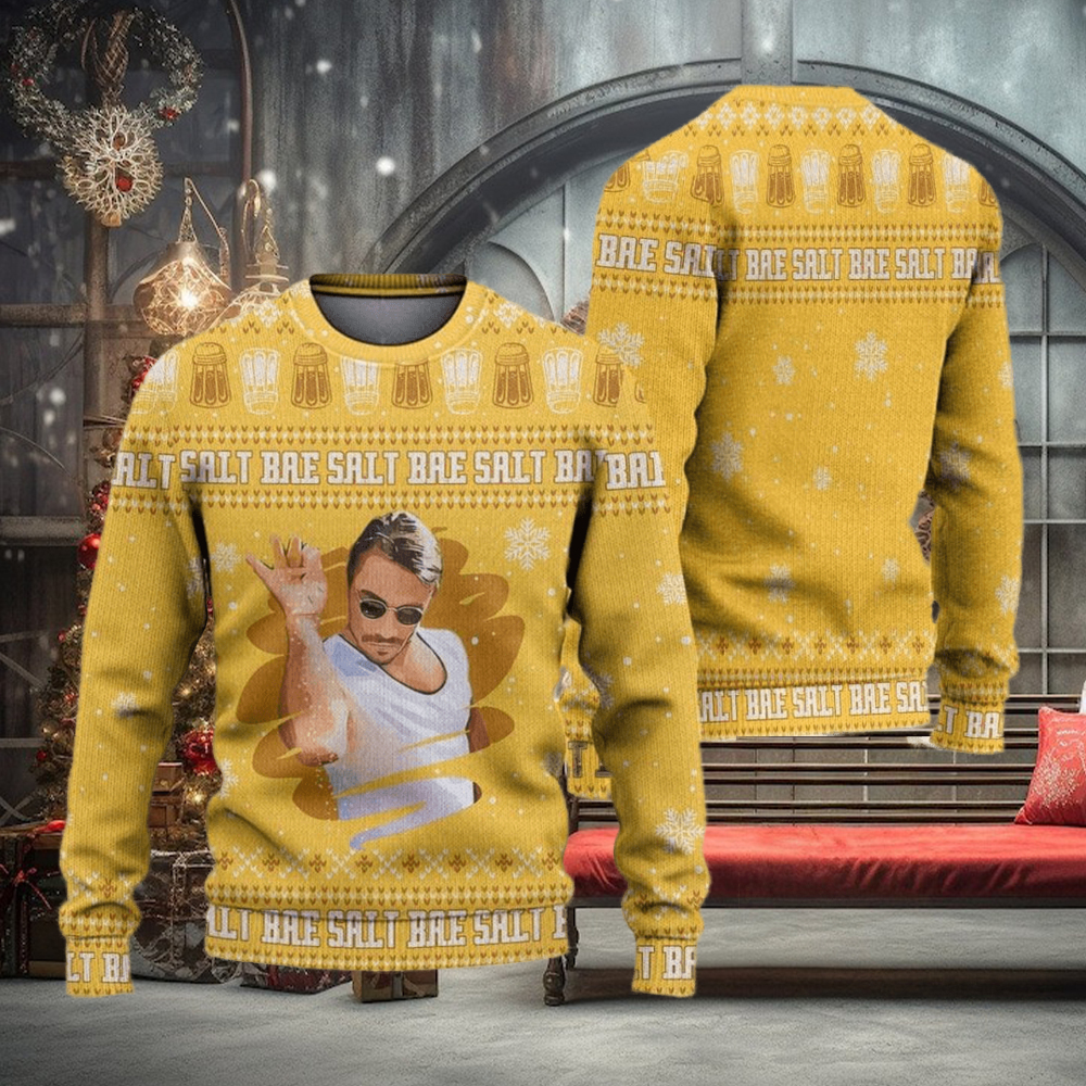 Salt bae ugly 2025 christmas sweater