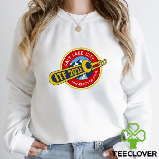 Salt Lake City ITF 2023 University of Utah logo hoodie, sweater, longsleeve, shirt v-neck, t-shirt