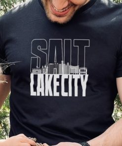 Salt Lake City Skyline USA T Shirt