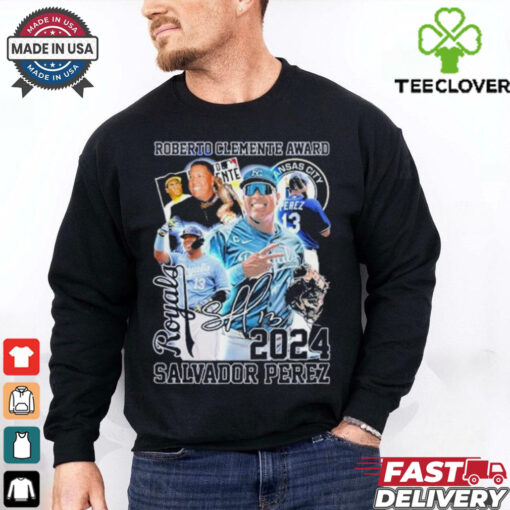 Salvador Perez 2024 Roberto Clemente Award Shirt