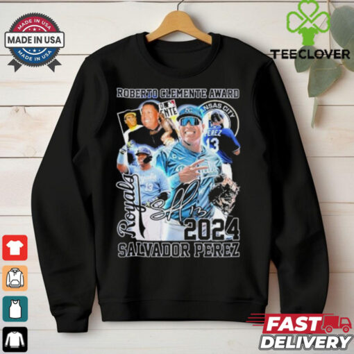 Salvador Perez 2024 Roberto Clemente Award Shirt