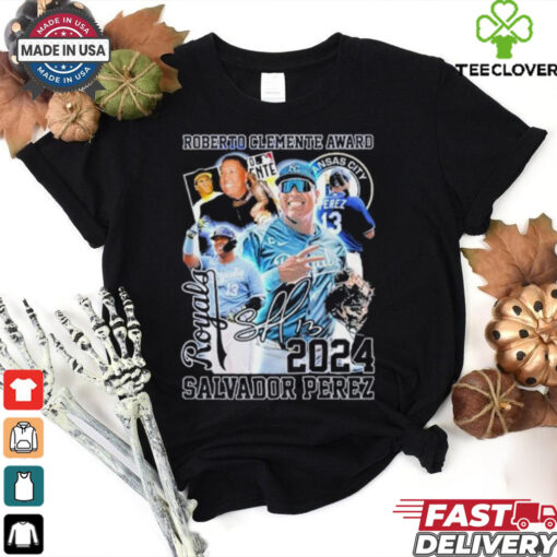Salvador Perez 2024 Roberto Clemente Award Shirt
