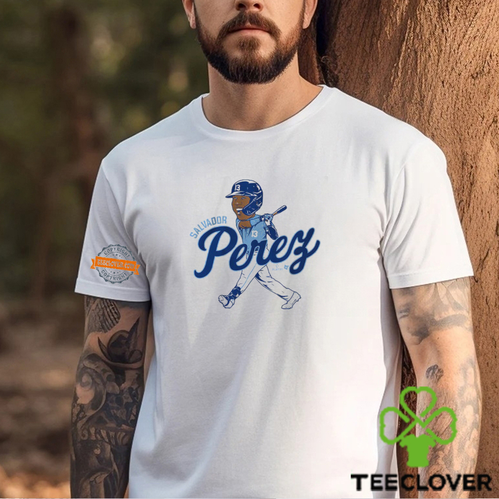 Salvador Perez Caricature Shirt Salvador Perez Caricature Shirt