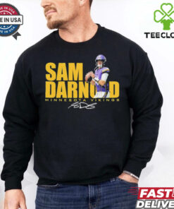 Sam Darnold No. 14 Minnesota Vikings signature shirt