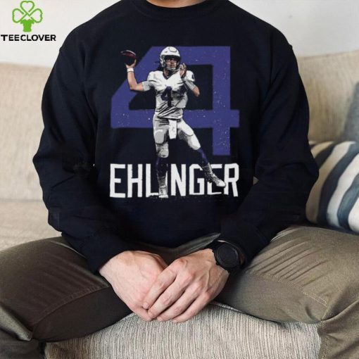 Sam Ehlinger Indianapolis Colts Bold Number Quarterback Shirt