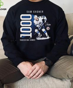 Sam Gagner Winnipeg Jets 1,000 Career Games T Shirt