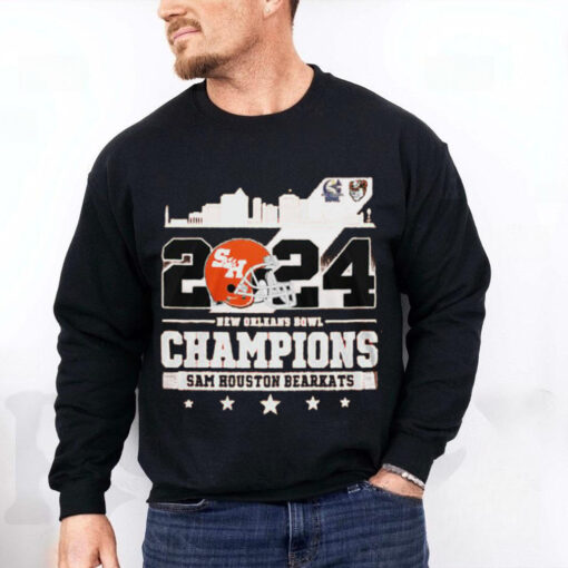 Sam Houston Bearkats New Orleans Bowl Champions 2024 Hoodie T Shirt