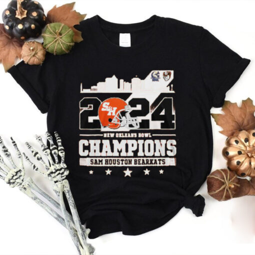 Sam Houston Bearkats New Orleans Bowl Champions 2024 Hoodie T Shirt