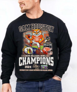 Sam Houston Bearkats New Orleans Bowl Champions 2024 T Shirt
