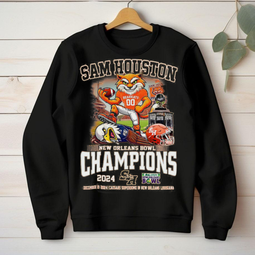 Sam Houston Bearkats New Orleans Bowl Champions 2024 T Shirt Sam Houston Bearkats New Orleans Bowl Champions 2024 T Shirt