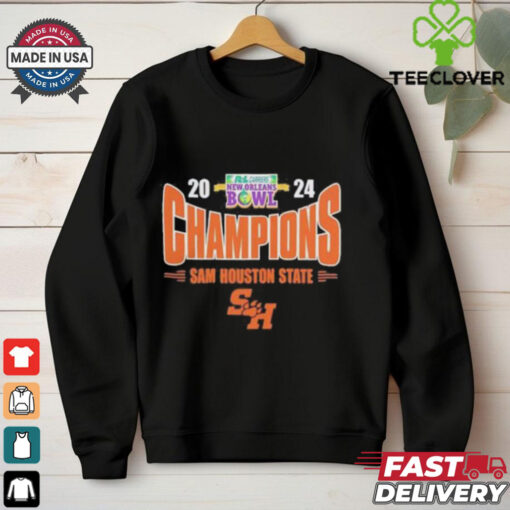 Sam Houston State Bearkats 2024 New Orleans Bowl  NCAA Division Championship Hoodie T Shirt