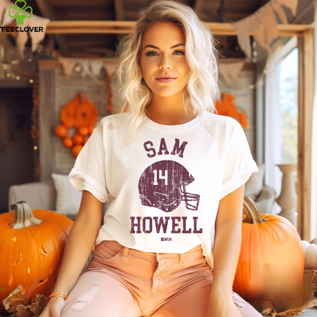 Sam Howell Washington Helmet Font Shirt