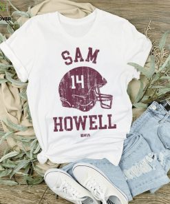Sam Howell Washington Helmet Font Shirt 1 Sam Howell Washington Helmet Font Shirt