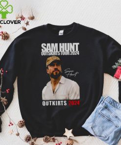 Sam Hunt Outskirts Tour 2024 With Brett Young & Lily Rose T Shirt