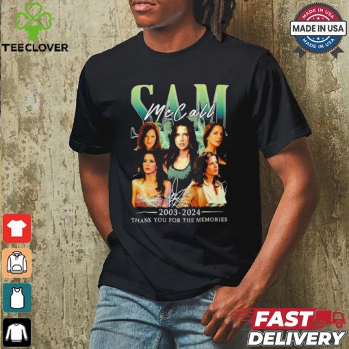 Sam McCall 2003 2024 Thank You For The Memories T Shirt