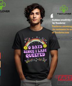 Sam Ramsdell Wearing O Days Since Last Queefed Tee Shirt