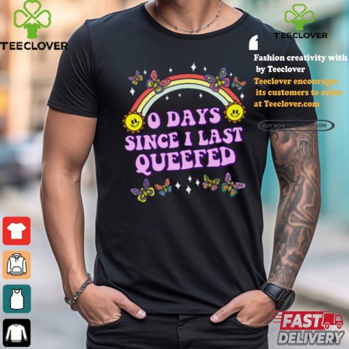 Sam Ramsdell Wearing O Days Since Last Queefed Tee Shirt
