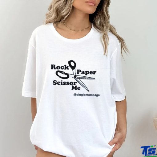 Sam Sparkswood Rock Paper Scissor Me Singlemomsaga Official Shirt