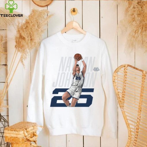 Samford NCAA Men's Basketball Nathan Johnson 2023 2024 Post Season Shirt