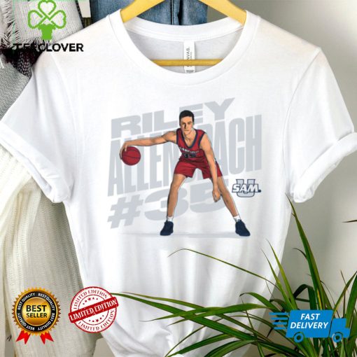 Samford NCAA Men’s Basketball Riley Allenspach 2023 2024 Post Season Shirt