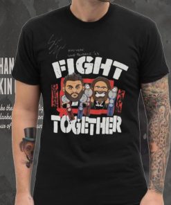 Sami Zayn Autographed & Inscribed Fight Together Match Worn T Shirt