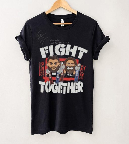 Sami Zayn Autographed & Inscribed Fight Together Match Worn T Shirt