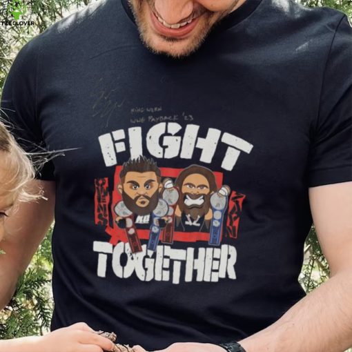 Sami Zayn Autographed & Inscribed Fight Together Match Worn T Shirt