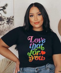 Samjcohn Love That For You Rainbow Tee shirt