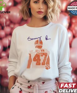 Sammy Brown Clemson Tigers Spotlight Signature t shirt