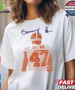 Sammy Brown Clemson Tigers Spotlight Signature t shirt
