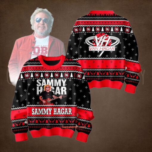 Sammy Hagar Van Hagar Christmas Ugly Sweater