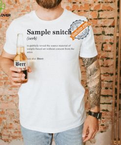 Sample Snitch Definition Shirt 1 Sample Snitch Definition Shirt