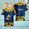 Water Type Starters Pokemon Button Up Hawaiian Shirt