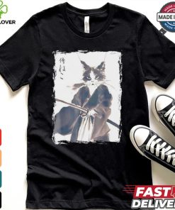 Samurai Cat Japanese shirt